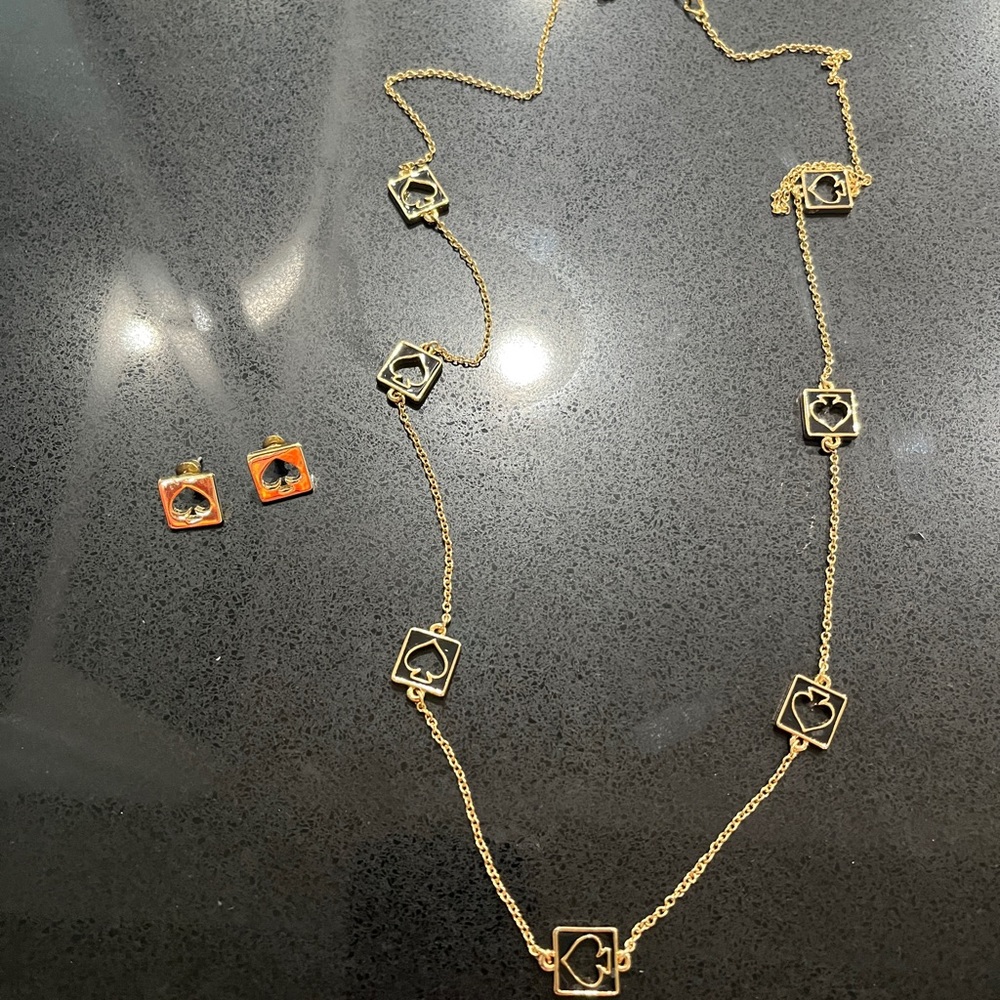 Kate Spade Matching Necklace and Earrings